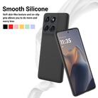 For Motorola Edge 60s Solid Color Liquid Silicone Dropproof Full Coverage Phone Case(Black) - 3