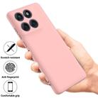 For Motorola Edge 60s Solid Color Liquid Silicone Dropproof Full Coverage Phone Case(Pink) - 2
