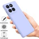 For Motorola Edge 60s Solid Color Liquid Silicone Dropproof Full Coverage Phone Case(Purple) - 2
