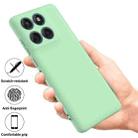 For Motorola Edge 60 Pro Solid Color Liquid Silicone Dropproof Full Coverage Phone Case(Green) - 2