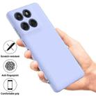 For Motorola Edge 60 Pro Solid Color Liquid Silicone Dropproof Full Coverage Phone Case(Purple) - 2