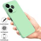 For Xiaomi Poco M6 4G Solid Color Liquid Silicone Dropproof Full Coverage Phone Case(Green) - 2