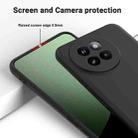 For Xiaomi 14 Civi / Civi 4 Pro Solid Color Liquid Silicone Dropproof Full Coverage Phone Case(Black) - 3