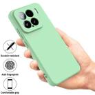 For Xiaomi 15 Solid Color Liquid Silicone Dropproof Full Coverage Phone Case(Green) - 2