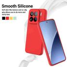 For Xiaomi 15 Pro Solid Color Liquid Silicone Dropproof Full Coverage Phone Case(Red) - 3