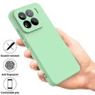 For Xiaomi 15 Pro Solid Color Liquid Silicone Dropproof Full Coverage Phone Case(Green) - 2