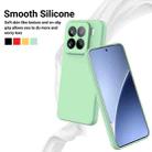 For Xiaomi 15 Pro Solid Color Liquid Silicone Dropproof Full Coverage Phone Case(Green) - 3