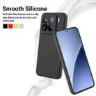 For Xiaomi 15 Pro Solid Color Liquid Silicone Dropproof Full Coverage Phone Case(Black) - 3