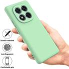 For Xiaomi Poco X7 Solid Color Liquid Silicone Dropproof Full Coverage Phone Case(Green) - 2
