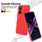 For Xiaomi Poco X7 Pro Solid Color Liquid Silicone Dropproof Full Coverage Phone Case(Red) - 3