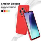 For Xiaomi Poco M7 5G Solid Color Liquid Silicone Dropproof Full Coverage Phone Case(Red) - 3