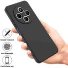 For Xiaomi Poco M7 5G Solid Color Liquid Silicone Dropproof Full Coverage Phone Case(Black) - 2