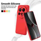 For Xiaomi 15 Ultra Solid Color Liquid Silicone Dropproof Full Coverage Phone Case(Red) - 3