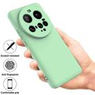For Xiaomi 15 Ultra Solid Color Liquid Silicone Dropproof Full Coverage Phone Case(Green) - 2