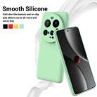 For Xiaomi 15 Ultra Solid Color Liquid Silicone Dropproof Full Coverage Phone Case(Green) - 3