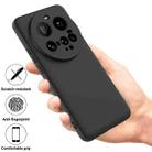 For Xiaomi 15 Ultra Solid Color Liquid Silicone Dropproof Full Coverage Phone Case(Black) - 2