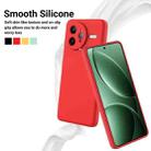 For Xiaomi Poco F7 Ultra Solid Color Liquid Silicone Dropproof Full Coverage Phone Case(Red) - 3