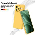 For Xiaomi Poco F7 Ultra Solid Color Liquid Silicone Dropproof Full Coverage Phone Case(Yellow) - 3