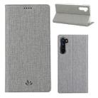 For OnePlus Nord / OnePlus Z / OnePlus 8 Nord 5G ViLi DMX-54 Shockproof TPU + PU Leather Magnetic Attraction Horizontal Flip Protective Case with Card Slots & Holder(Grey) - 1