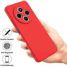 For Redmi 14C 4G Solid Color Liquid Silicone Dropproof Full Coverage Phone Case(Red) - 2