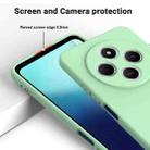 For Redmi 14R / Xiaomi Poco C75 Solid Color Liquid Silicone Dropproof Full Coverage Phone Case(Green) - 3