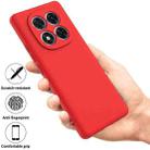 For Redmi Note 14 Pro+ 5G Solid Color Liquid Silicone Dropproof Full Coverage Phone Case(Red) - 2
