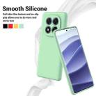 For Redmi Note 14 Pro+ 5G Solid Color Liquid Silicone Dropproof Full Coverage Phone Case(Green) - 3