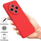 For Redmi A3 Pro Solid Color Liquid Silicone Dropproof Full Coverage Phone Case(Red) - 2