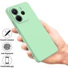For Redmi Note 14 4G 163.25mm Solid Color Liquid Silicone Dropproof Full Coverage Phone Case(Green) - 2