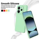 For Redmi Note 14 4G 163.25mm Solid Color Liquid Silicone Dropproof Full Coverage Phone Case(Green) - 3
