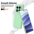 For Redmi Note 14 Pro 4G Solid Color Liquid Silicone Dropproof Full Coverage Phone Case(Green) - 3