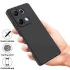 For Redmi Note 14S 4G Solid Color Liquid Silicone Dropproof Full Coverage Phone Case(Black) - 2