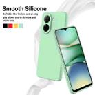 For Redmi A5 4G 171.7mm / Poco C71 Solid Color Liquid Silicone Dropproof Full Coverage Phone Case(Green) - 3