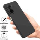 For Redmi A5 4G 171.7mm / Poco C71 Solid Color Liquid Silicone Dropproof Full Coverage Phone Case(Black) - 2