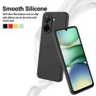 For Redmi A5 4G 171.7mm / Poco C71 Solid Color Liquid Silicone Dropproof Full Coverage Phone Case(Black) - 3