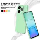For Redmi 13x 4G Solid Color Liquid Silicone Dropproof Full Coverage Phone Case(Green) - 3