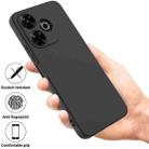 For Redmi 13x 4G Solid Color Liquid Silicone Dropproof Full Coverage Phone Case(Black) - 2
