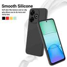 For Redmi 13x 4G Solid Color Liquid Silicone Dropproof Full Coverage Phone Case(Black) - 3