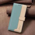 For Motorola Moto E13 4G Color Matching RFID Anti-theft Leather Phone Case(Green) - 2