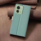 For Motorola Edge 40 5G Color Matching RFID Anti-theft Leather Phone Case(Green) - 3