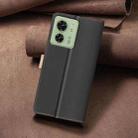 For Motorola Edge 40 5G Color Matching RFID Anti-theft Leather Phone Case(Black) - 3