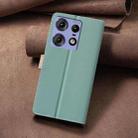 For Motorola Edge 50 Pro 5G Color Matching RFID Anti-theft Leather Phone Case(Green) - 3