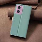 For Motorola Moto G04 / G24 / E14 Color Matching RFID Anti-theft Leather Phone Case(Green) - 3