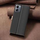 For Motorola Moto G14 4G Color Matching RFID Anti-theft Leather Phone Case(Black) - 3