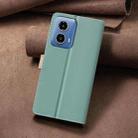 For Motorola Moto G34 5G / G45 5G Color Matching RFID Anti-theft Leather Phone Case(Green) - 3