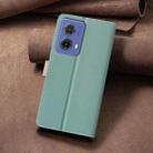 For Motorola Moto G85 Color Matching RFID Anti-theft Leather Phone Case(Green) - 3