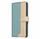 For Motorola Moto G55 Color Matching RFID Anti-theft Leather Phone Case(Green) - 2