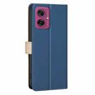 For Motorola Moto G55 Color Matching RFID Anti-theft Leather Phone Case(Blue) - 3