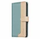 For Motorola Moto G15 Color Matching RFID Anti-theft Leather Phone Case(Green) - 2