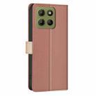 For Motorola Moto G15 Color Matching RFID Anti-theft Leather Phone Case(Brown) - 3